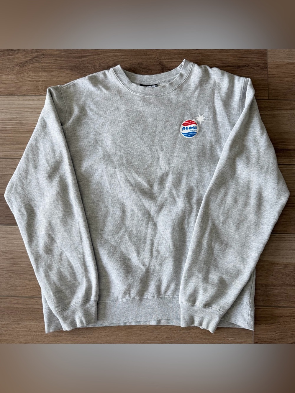 The Hundreds x Pepsi Collab Gray Crewneck Sweatshirt